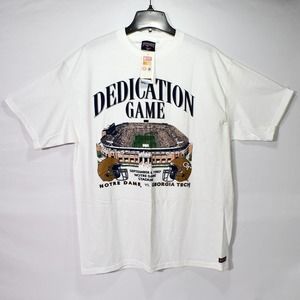 Vintage 1997 Notre Dame vs. Georgia Tech Stadium Dedication Game Jansport XL NWT